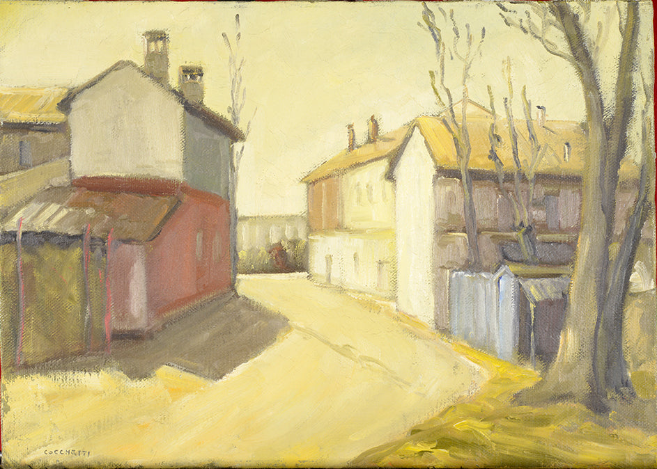 Alleyway Painting | Camillo Cocchetti