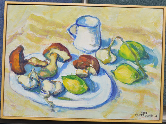 Still Life with Three Porcini Mushrooms