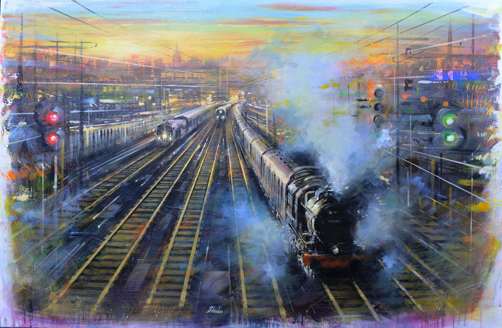 Station Sunset in New York