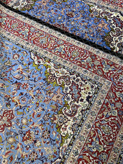 Isfahan Kork silk t/f signed Ebrahim pour