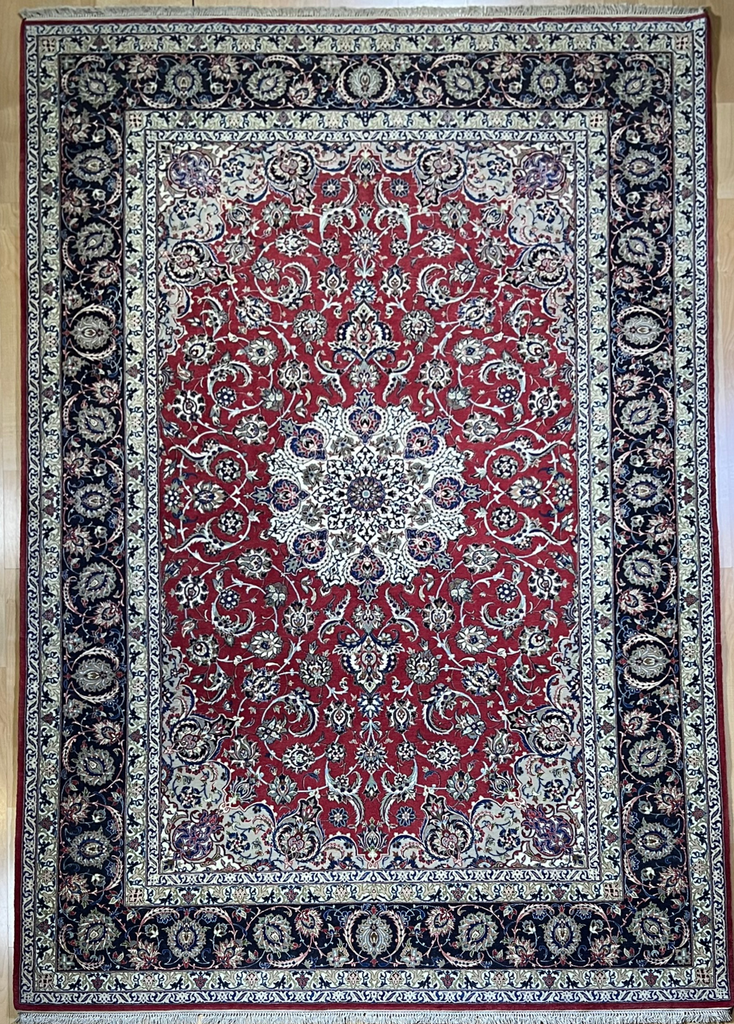 Isfahan Kork silk t/franges